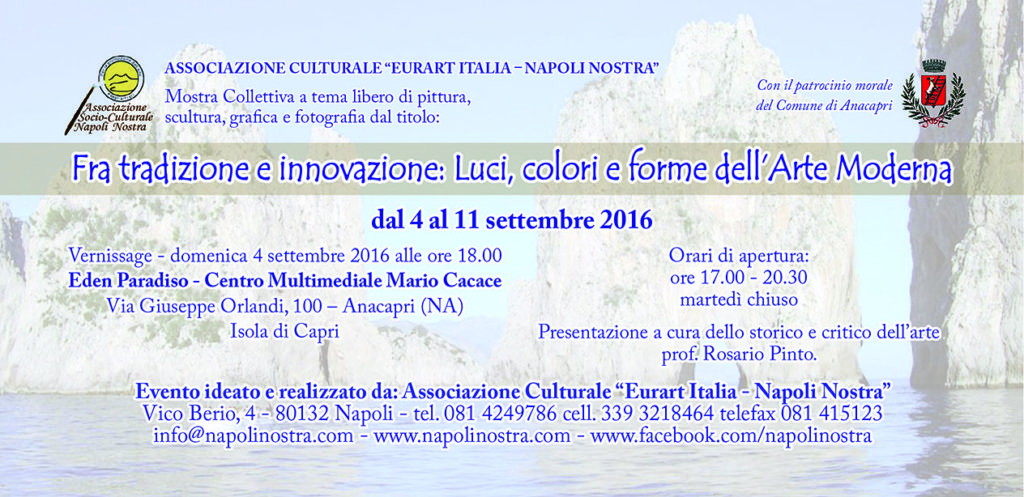 Invito mostra capri 2016